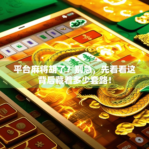 平台麻将胡了？别急，先看看这背后藏着多少套路！