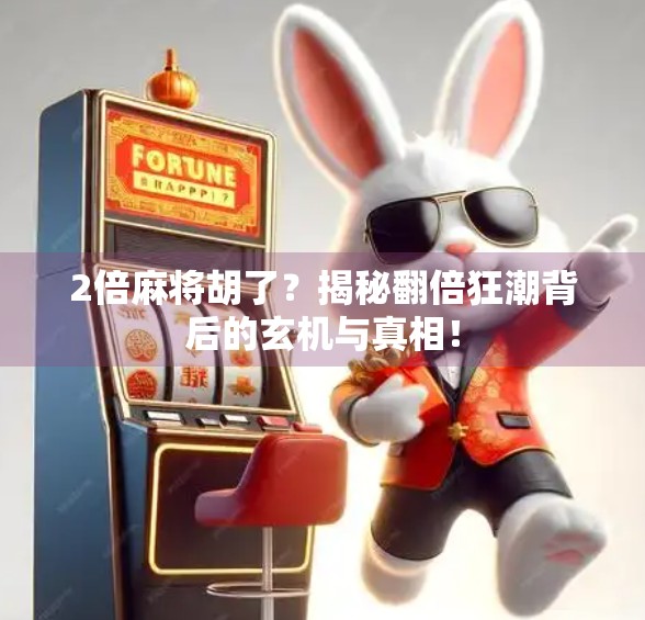 2倍麻将胡了？揭秘翻倍狂潮背后的玄机与真相！