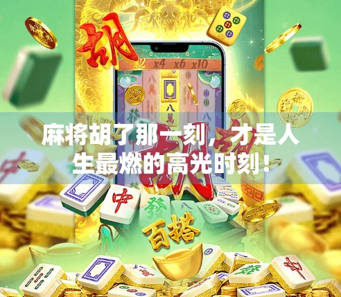 麻将胡了那一刻，才是人生最燃的高光时刻！