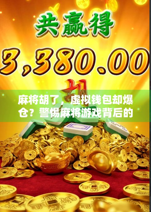 麻将胡了,虚拟钱包却爆仓?警惕麻将游戏背后的金钱陷阱!