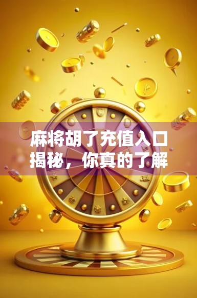 麻将胡了充值入口揭秘,你真的了解背后的套路吗?