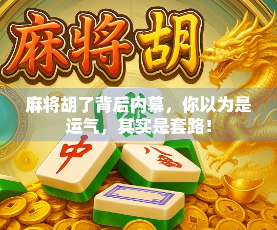 麻将胡了背后内幕,你以为是运气,其实是套路!