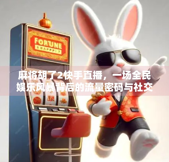 麻将胡了2快手直播，一场全民娱乐风暴背后的流量密码与社交革命