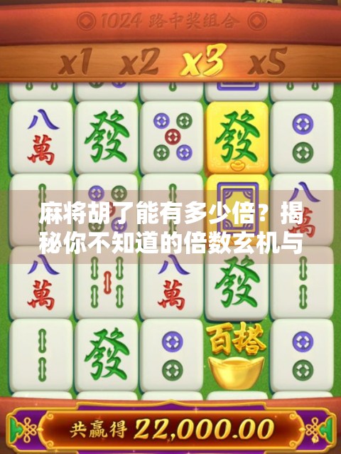 麻将胡了能有多少倍？揭秘你不知道的倍数玄机与策略！