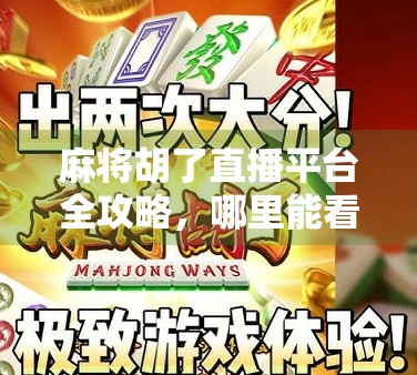 麻将胡了直播平台全攻略,哪里能看真人打麻将直播?新手必收藏!