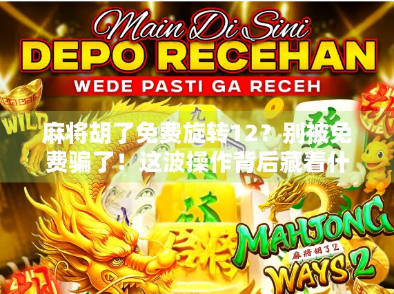 麻将胡了免费旋转12?别被免费骗了!这波操作背后藏着什么套路?