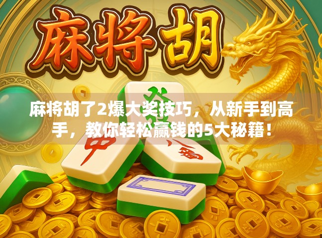 麻将胡了2爆大奖技巧,从新手到高手,教你轻松赢钱的5大秘籍! 麻将胡了2爆大奖技巧,从新手到高手,教你轻松赢钱的5大秘籍!